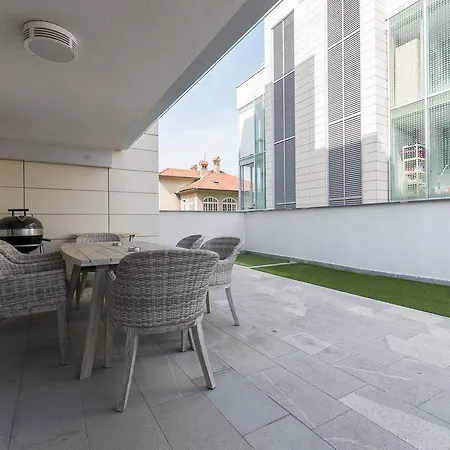 Apartmán Njegoseva With Big Terrace Lublaň